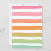 Baby shower d'ananas Invitation Douche tropicale (Dos)