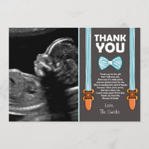 baby shower Dank je creditcard Little Man Echo Bedankkaart