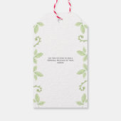 Baby shower Dank u geslachtsneutrale dinosaurus Cadeaulabel (Achterkant)