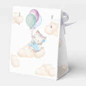 Baby shower Dank u Whimsical Floating Kitten Bedankdoosjes (Achterkant)
