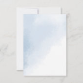 Baby shower d'aquarelle de l'ours d'hiver Merci (Dos)