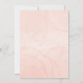 Baby shower d'aquarelle floue Merci note + poème (Dos)