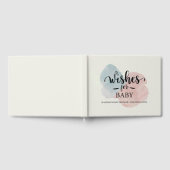 Baby shower d'aquarelle Livre d'invités Wives for  (Complet)