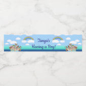 Baby shower d'arche de Noah Étiquettes de bouteill (Étiquettes simples)