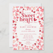 Baby shower Darling Sweetheart Invitation (Devant)