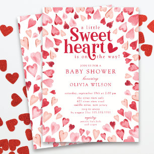 Baby shower Darling Sweetheart Invitation