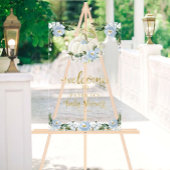 Baby shower d'automne de verdure citrouille Affich