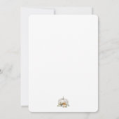 Baby shower d'automne Invitation Couleurs d'automn (Dos)