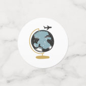 Baby shower d'aventure Confetti (Petit recto)