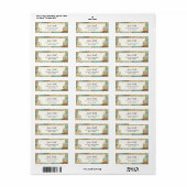 Baby shower d'aventure Retour Adresse Étiquettes V (Feuille entière)