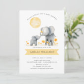Baby shower d'aventure Safari Invitation (Debout devant)
