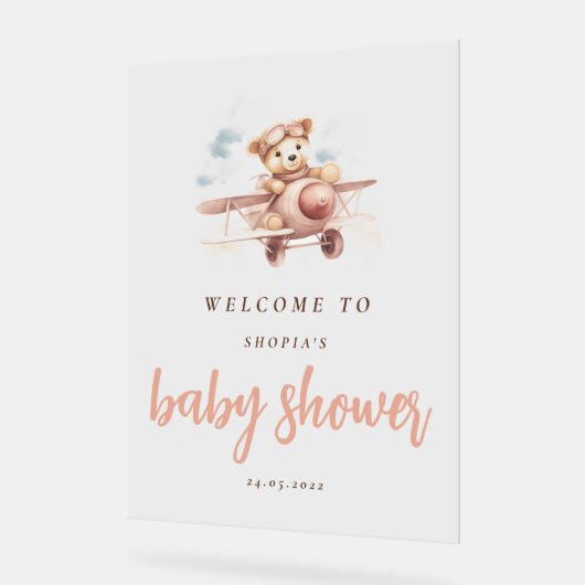 Baby shower d'aventure Whimsical Pink (Angle)