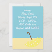 Baby shower de bain Sudsy Invitation (Dos)