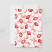 Baby shower de ballons de fraises Petit Merci (Dos)