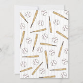 Baby shower de baseball Invitation Little Slugger (Dos)