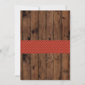 Baby shower de basket Blue Sports Wood Invitation (Dos)