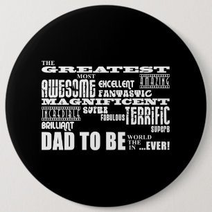 baby shower de beste vaders voor de toekomst ronde button 6,0 cm