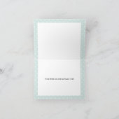 Baby shower de bois Carte de remerciements bébé ga (Intérieur)