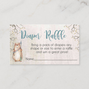 baby shower de bois cartes de tombola