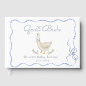 Baby shower de boue bleu oie (Recto)