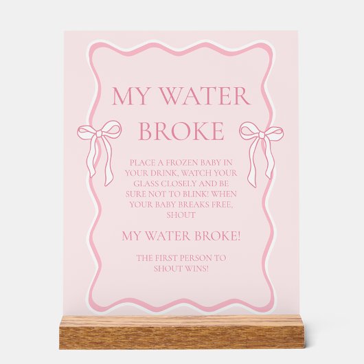 Baby shower de boue rose My Water Broke Jeu