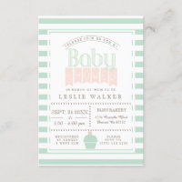 Baby shower de boulangerie chic Invitation