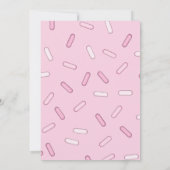 Baby shower de Brunch Invitation de Pink Sprinkles (Dos)