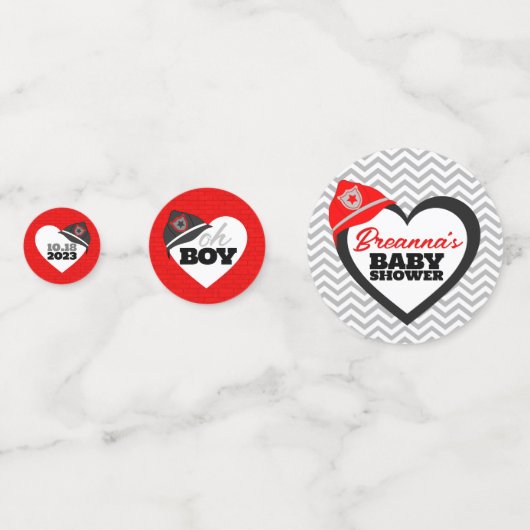 Baby shower de camionnette Confetti Décor (Devant)