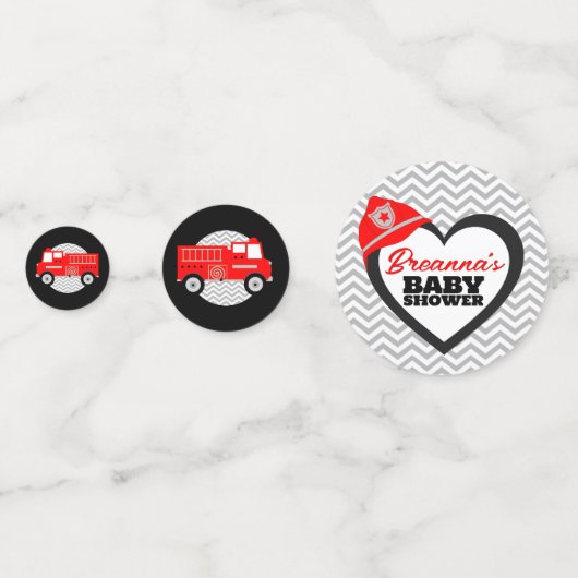 Baby shower de camionnette Confetti Décor (Derrière)