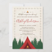 Baby shower de camping Invitation (Devant)