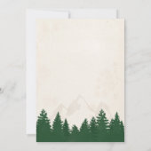 Baby shower de camping Invitation (Dos)