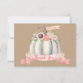 Baby shower de Carte de remerciements d'automne ci (Devant)
