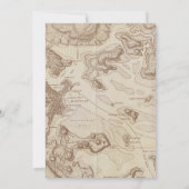 Baby shower de cartes du monde Adventure Await (Dos)