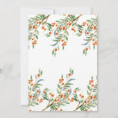 Baby shower de cerfs de bois Carte de remerciement (Dos)