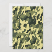 Baby shower de cerfs de Camouflage Invitation de l (Dos)