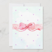 Baby shower de cigogne invitation Baby éléphant in (Dos)