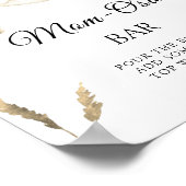 Baby shower de cigogne - Poster du bar Momosa (Coin)