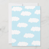 Baby shower de construction Invitation Invitation (Dos)