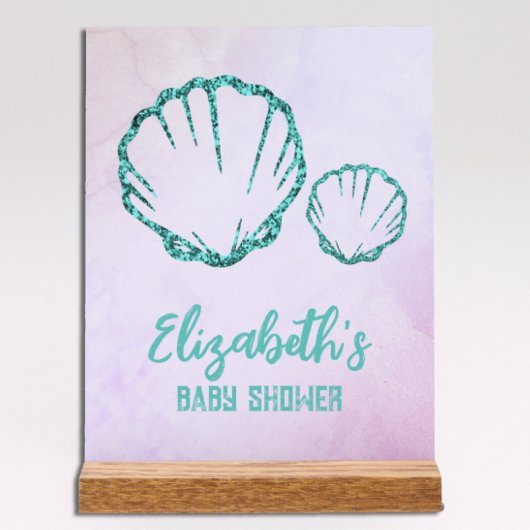Baby shower de coquillage
