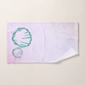 Baby shower de coquillage (Serviette à main)