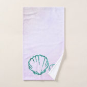 Baby shower de coquillage (Serviette à main)