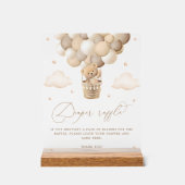 Baby shower de couches Neutral Teddy (Recto)