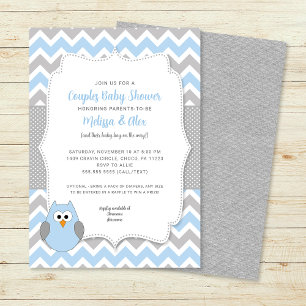 Baby shower de couple Invitation + tombole de couc