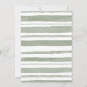 Baby shower de cuisson à tarte à l'aquarelle Merci (Dos)