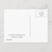 Baby shower De datum opslaan Briefkaarten Aangepas (Achterkant)