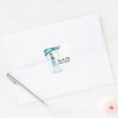 Baby shower De datum opslaan Stickers (Envelop)