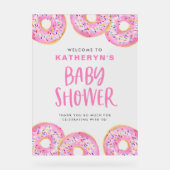 Baby shower de donuts rose (Recto)