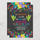 Baby shower de Fiesta Invitation Baby shower mexic (Devant / Derrière)