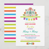 Baby shower de Fiesta Mexicaine Invitation brillan (Devant / Derrière)