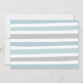 Baby shower  de garçon Invitation Baby shower (Dos)